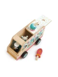 Drewniany samochód lodziarnia auto zabawka Tender Leaf Toys | Pan Piksel