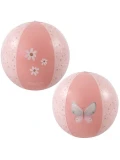 Piłka plażowa Little Pink Flowers 35 cm Little Dutch | Pan Piksel