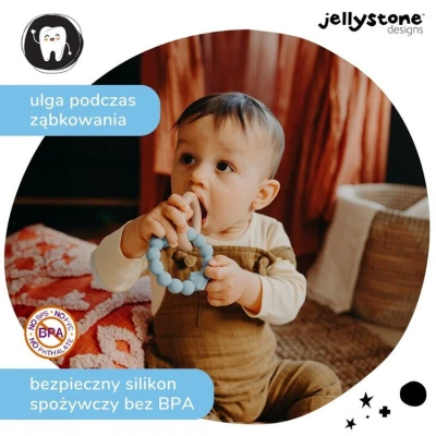 Księżycowy gryzak, niebieski, Jellystone Designs | Pan Piksel