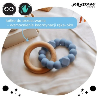 Księżycowy gryzak, niebieski, Jellystone Designs | Pan Piksel