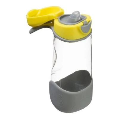 Sportowa butelka tritanowa 450 ml, Lemon Sherbet, b.box | Pan Piksel
