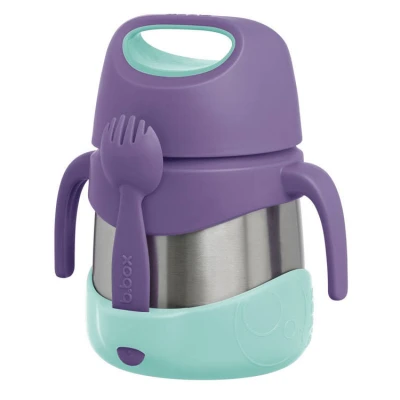 Termos na jedzenie 335 ml, Lilac Pop, b.box | Pan Piksel