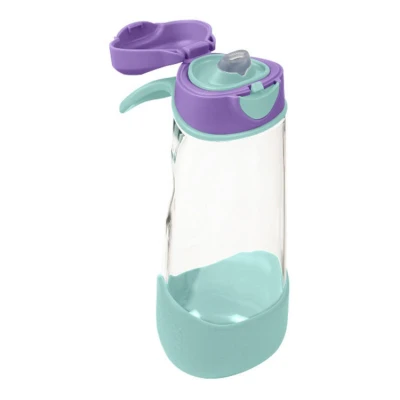 Sportowa butelka tritanowa 600 ml, Lilac Pop, b.box | Pan Piksel