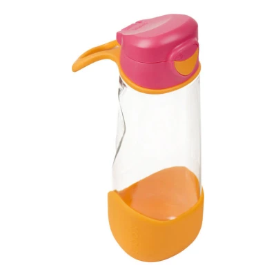 Sportowa butelka tritanowa 600 ml, Strawberry Shake, b.box | Pan Piksel