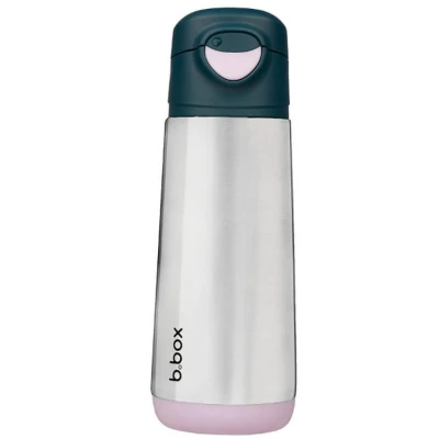 Butelka termiczna z ustnikiem sportowym 500 ml, Indigo Rose, b.box | Pan Piksel