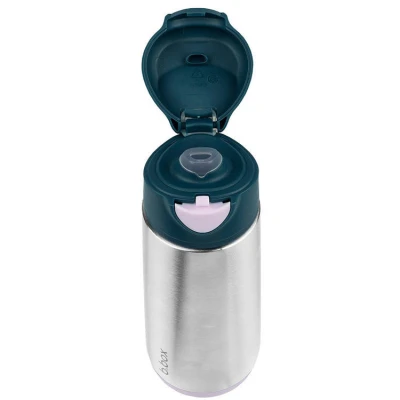 Butelka termiczna z ustnikiem sportowym 500 ml, Indigo Rose, b.box | Pan Piksel