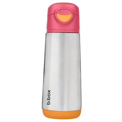 Butelka termiczna z ustnikiem sportowym 500 ml, Strawberry Shake, b.box | Pan Piksel