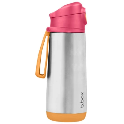 Butelka termiczna z ustnikiem sportowym 500 ml, Strawberry Shake, b.box | Pan Piksel
