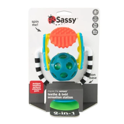 Diabelski młyn, zabawka sensoryczna, 6 m+, Sassy | Pan Piksel