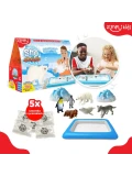 Zestaw do tworzenia śniegu z figurkami i tacą Sno World Arctic Adventure 3+, Zimpli Kids | Pan Piksel