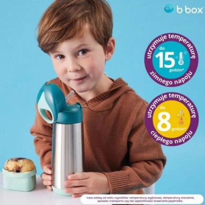 Bidon termiczny 500 ml, Flamingo Fizz, b.box | Pan Piksel