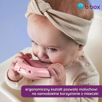 Miseczka z pokrywką fill+feed błękit, b.box | Pan Piksel