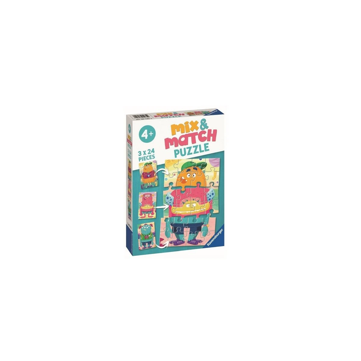 Ravensburger Mix&Match Puzzle Potworki | Pan Piksel