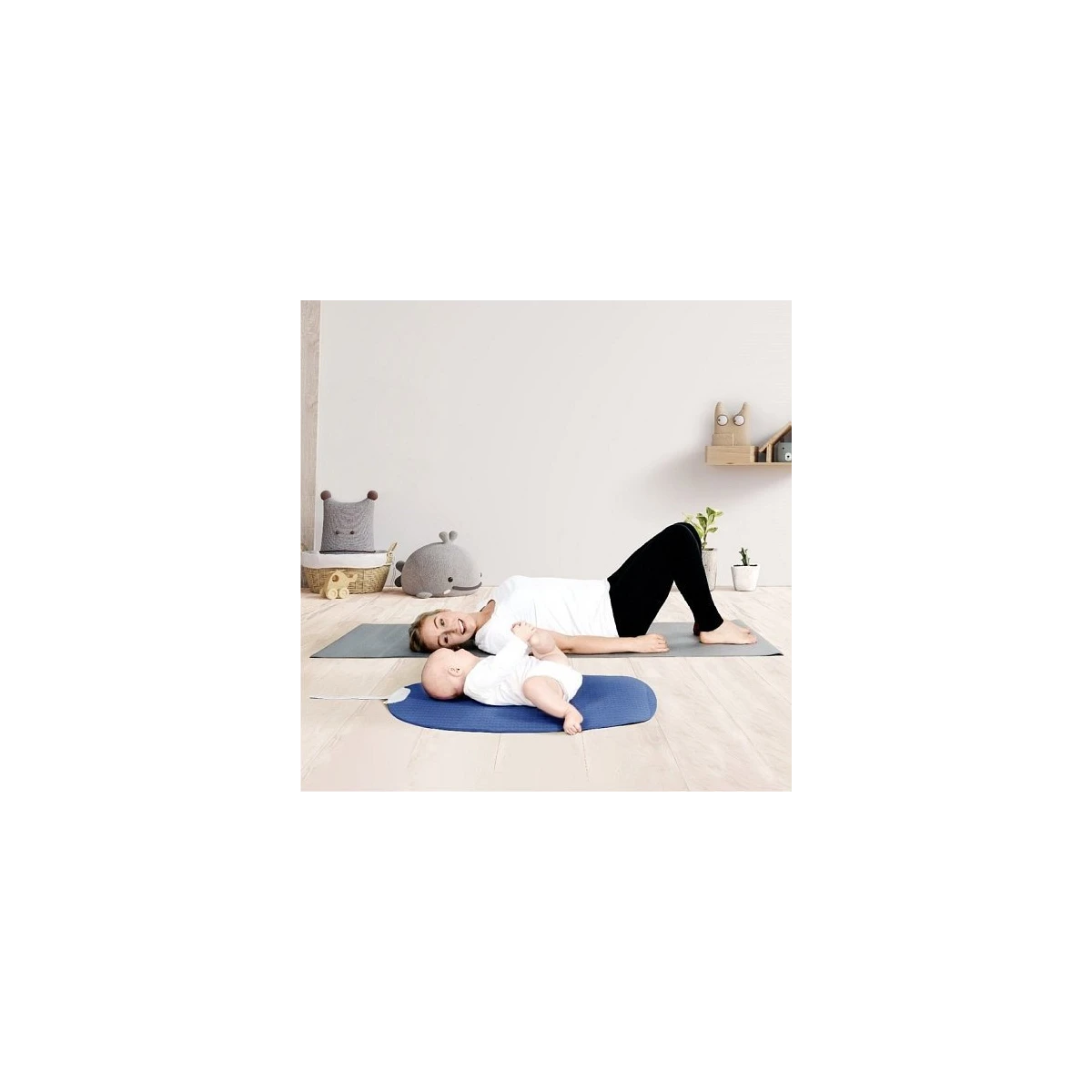 Shnuggle Mata do Zabawy Yoga Navy | Pan Piksel