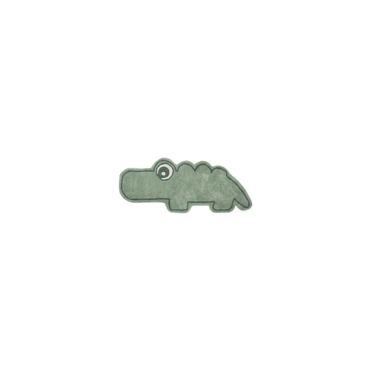 Done by Deer Dywan dla Dziecka Croco Green | Pan Piksel