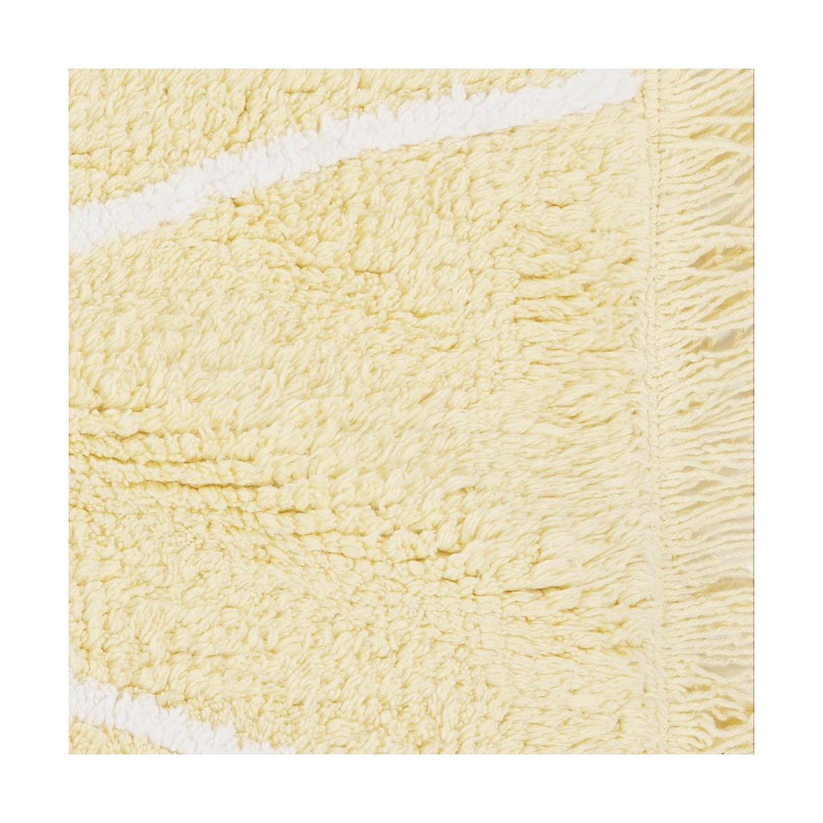 Lorena Canals Dywan bawełniany Hippy Yellow 120 x 160 cm | Pan Piksel