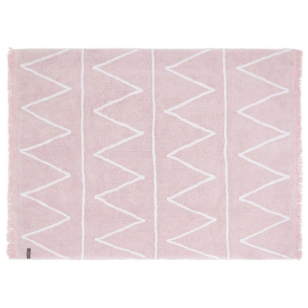 Lorena Canals Dywan bawełniany Hippy Soft Pink 120 x 160 cm | Pan Piksel