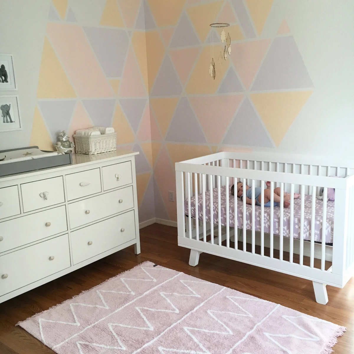 Lorena Canals Dywan bawełniany Hippy Soft Pink 120 x 160 cm | Pan Piksel