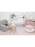 Lorena Canals Dywan bawełniany Hippy Soft Pink 120 x 160 cm | Pan Piksel