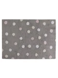 Dywan bawełniany Topos Tricolor Grey Pink 120x160 cm | Pan Piksel