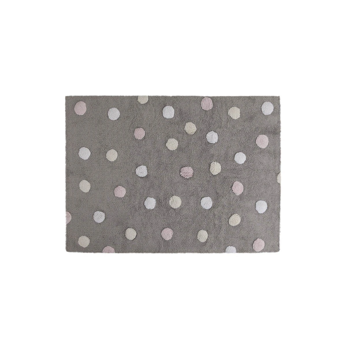 Dywan bawełniany Topos Tricolor Grey Pink 120x160 cm | Pan Piksel