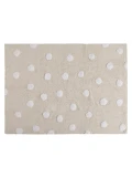 Lorena Canals Dywan bawełniany Topos Crema/Beige 120 x 160 cm | Pan Piksel