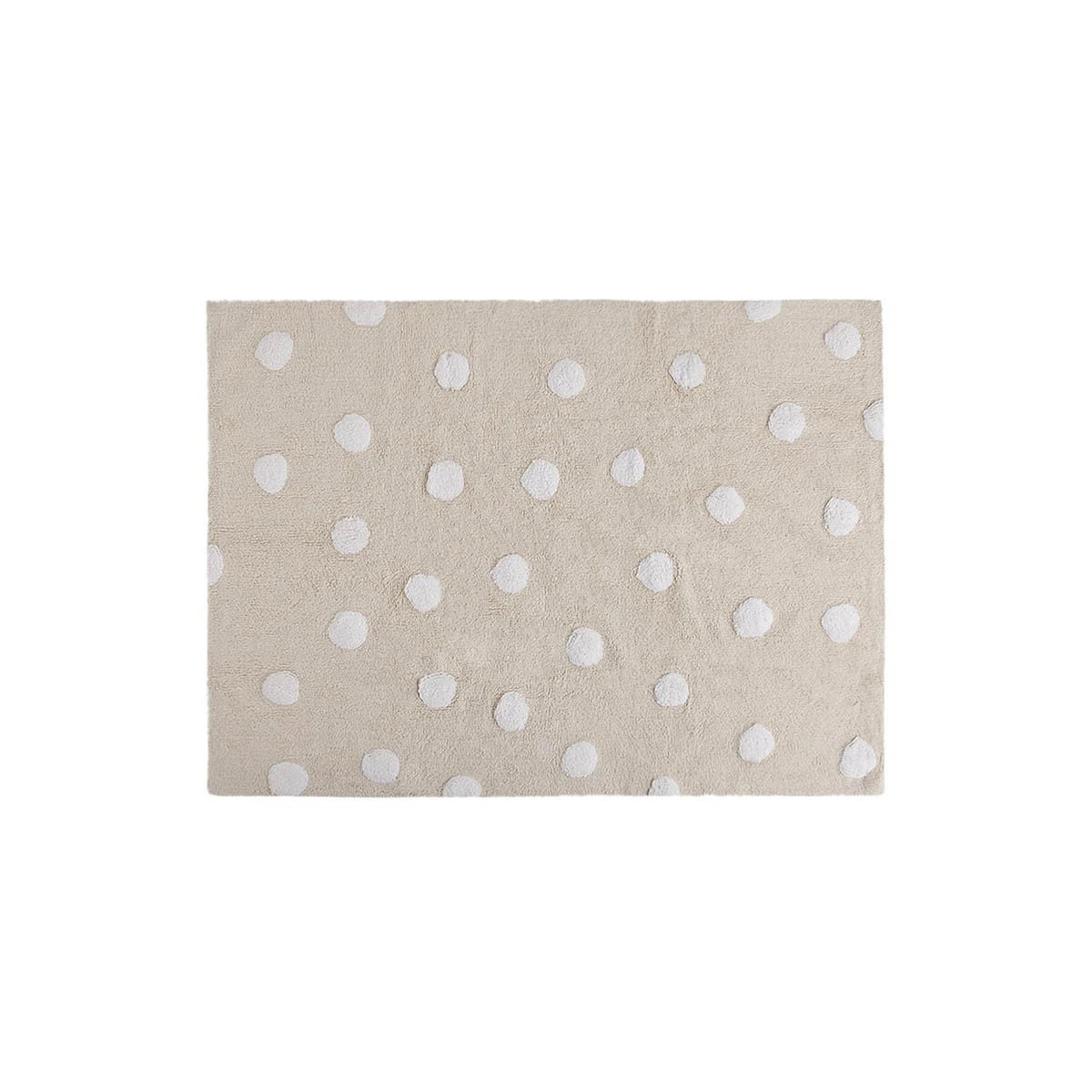 Lorena Canals Dywan bawełniany Topos Crema/Beige 120 x 160 cm | Pan Piksel
