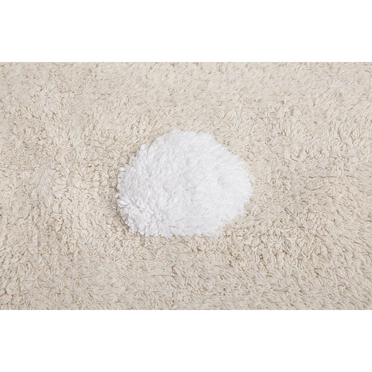 Lorena Canals Dywan bawełniany Topos Crema/Beige 120 x 160 cm | Pan Piksel