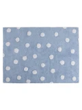 Lorena Canals Dywan bawełniany Topos Azul/Blue 120 x 160 cm | Pan Piksel