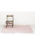 Lorena Canals Dywan bawełniany Trenzas Soft Pink 120 x 160 cm | Pan Piksel
