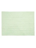Lorena Canals Dywan bawełniany Trenzas Soft Mint 120 x 160 cm | Pan Piksel