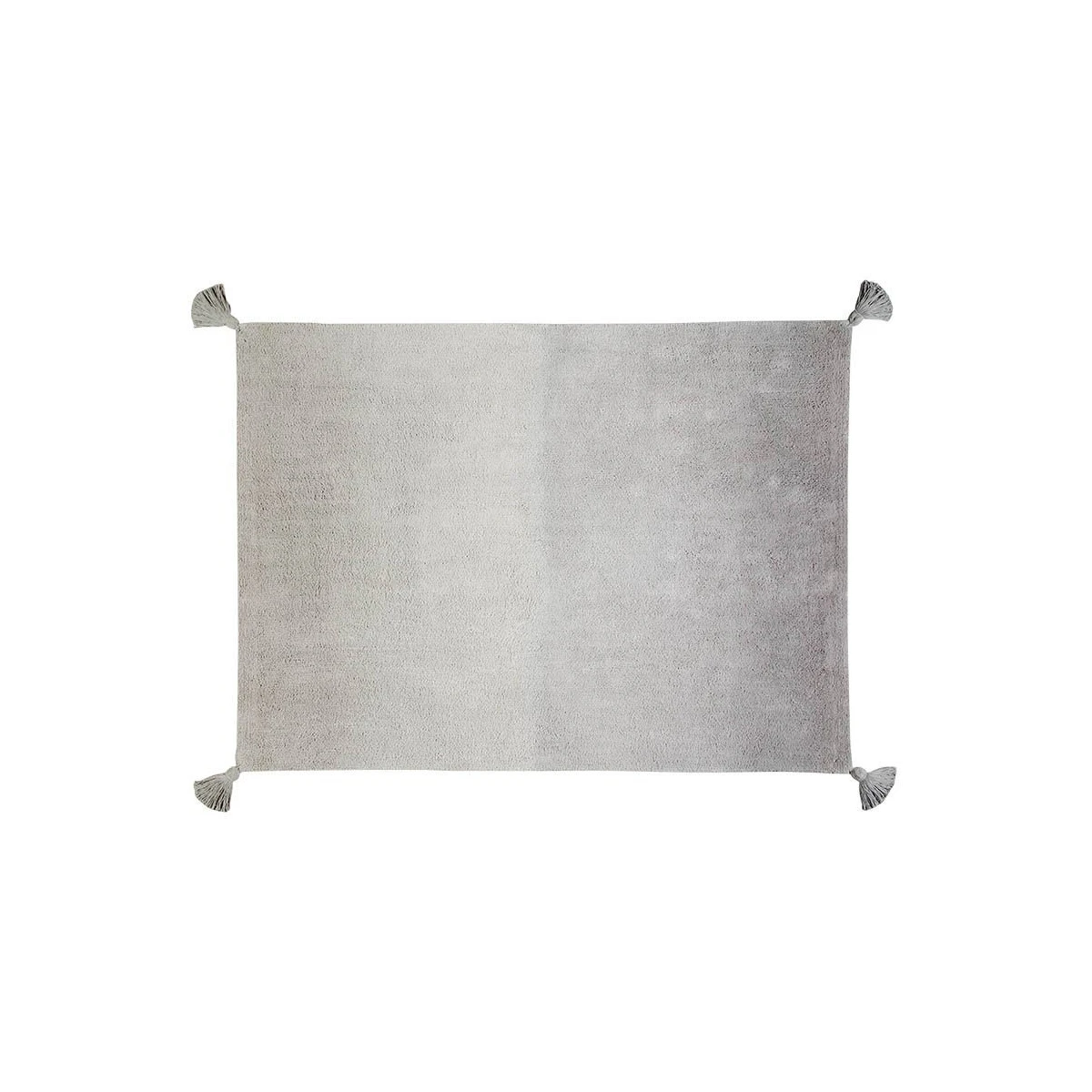 Lorena Canals Dywan bawełniany Degrade Dark Grey-Grey 120 x 160 cm | Pan Piksel