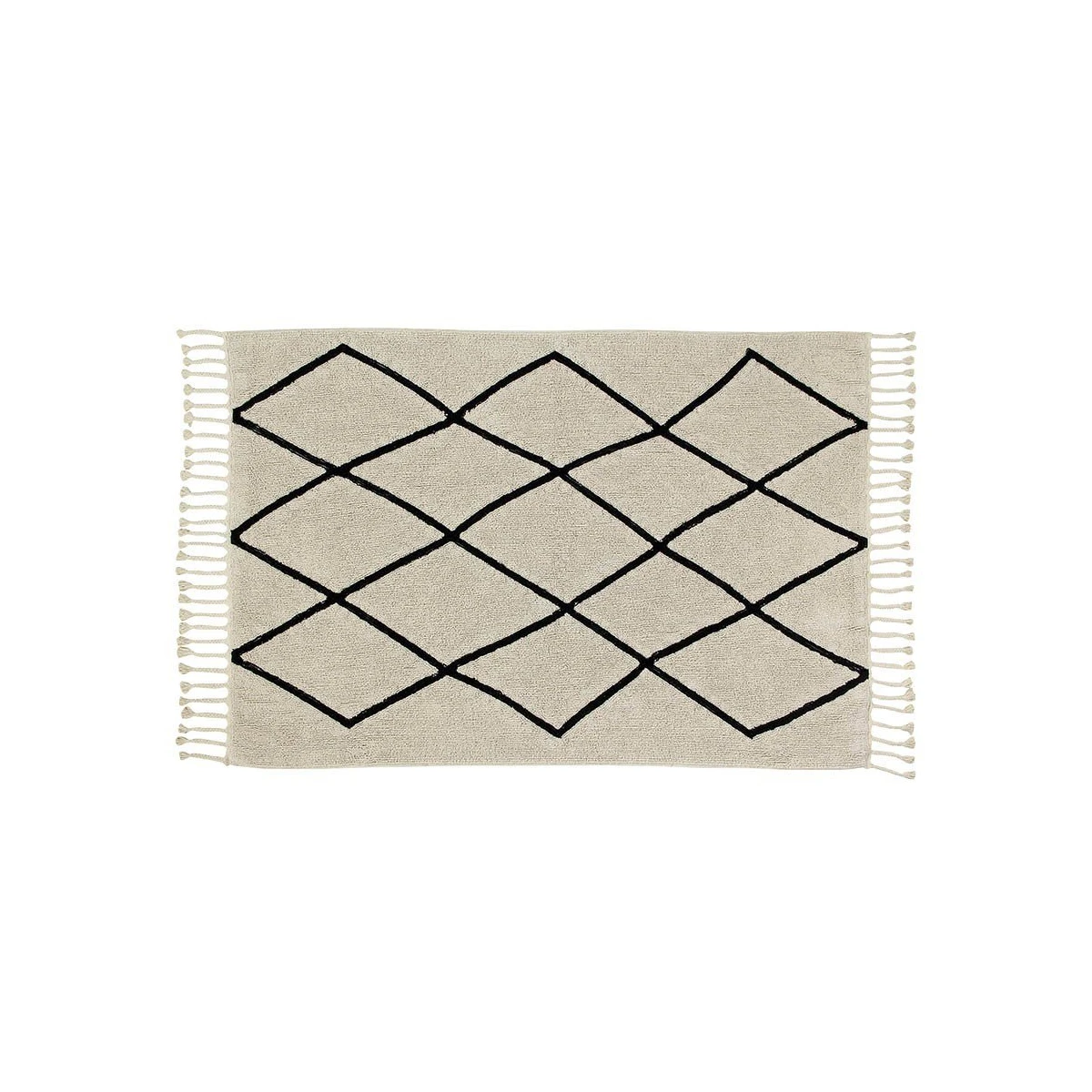 Lorena Canals Dywan bawełniany Bereber Beige 140 x 200 cm | Pan Piksel