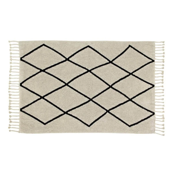 Lorena Canals Dywan bawełniany Bereber Beige 140 x 200 cm | Pan Piksel