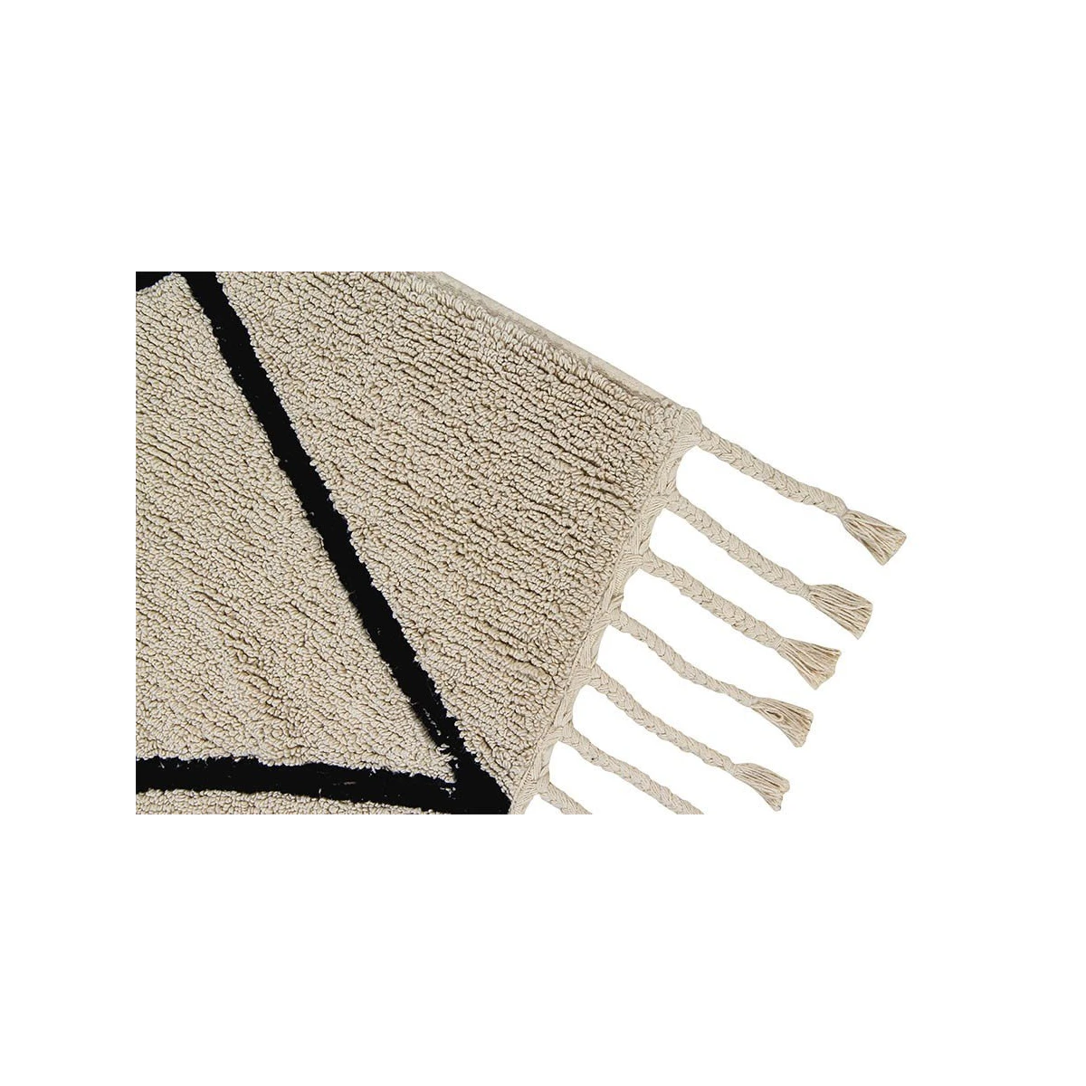 Lorena Canals Dywan bawełniany Bereber Beige 140 x 200 cm | Pan Piksel