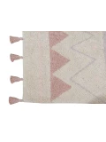 Lorena Canals Dywan bawełniany Azteca Natural Vintage Nude 120 x 160 cm | Pan Piksel