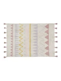 Lorena Canals Dywan bawełniany Azteca Natural Vintage Nude 140 x 200 cm | Pan Piksel