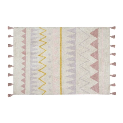 Lorena Canals Dywan bawełniany Azteca Natural Vintage Nude 140 x 200 cm