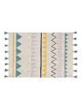 Dywan Azteca Natural Vintage Azul | Pan Piksel