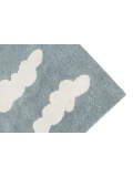 Lorena Canals Dywan bawełniany Clouds Vintage Azul 120 x 160 cm | Pan Piksel