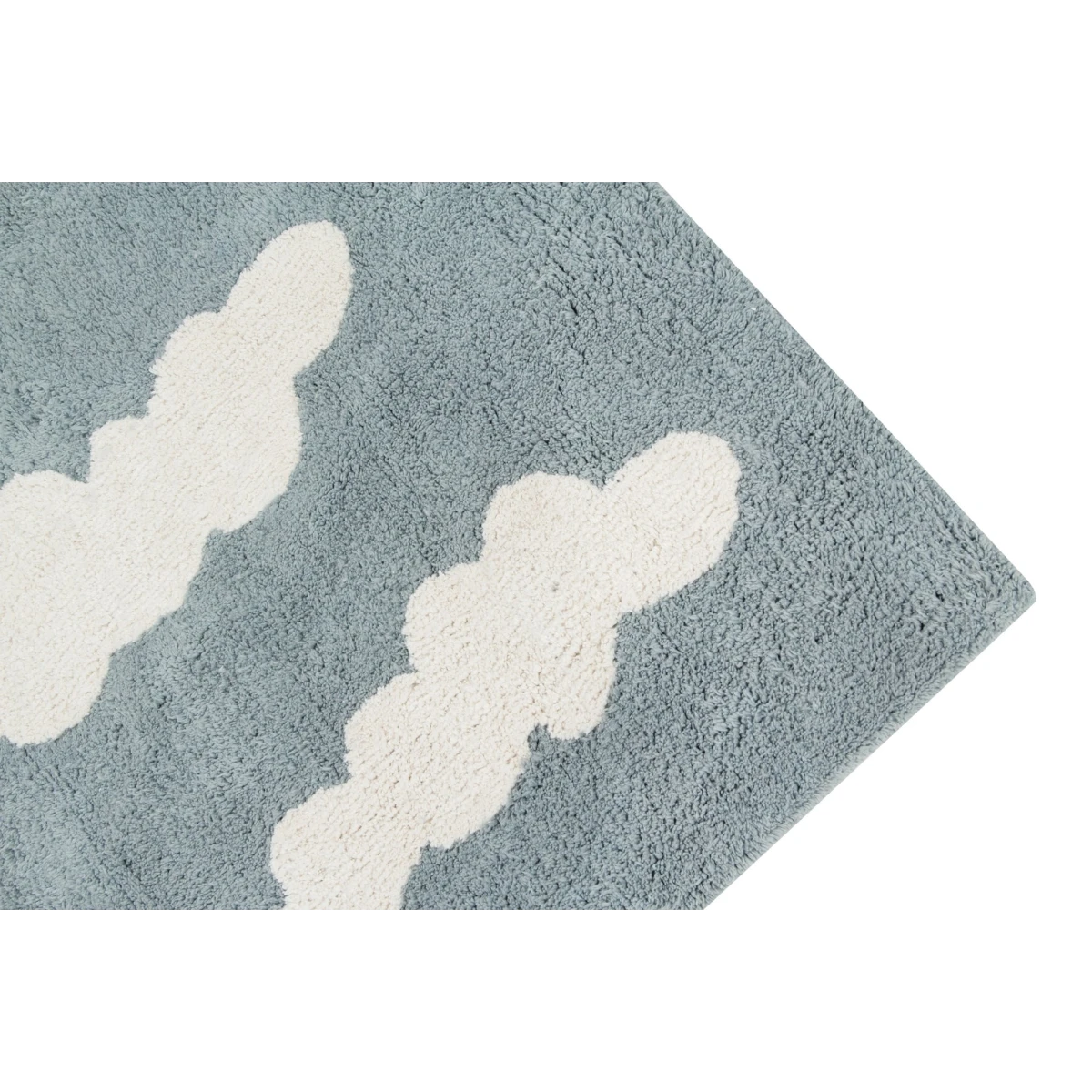 Lorena Canals Dywan bawełniany Clouds Vintage Azul 120 x 160 cm | Pan Piksel