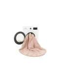Dywan Bawełniany Round ABC Vintage Nude Natural Ø150 cm | Pan Piksel