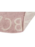 Dywan Bawełniany Round ABC Vintage Nude Natural Ø150 cm | Pan Piksel