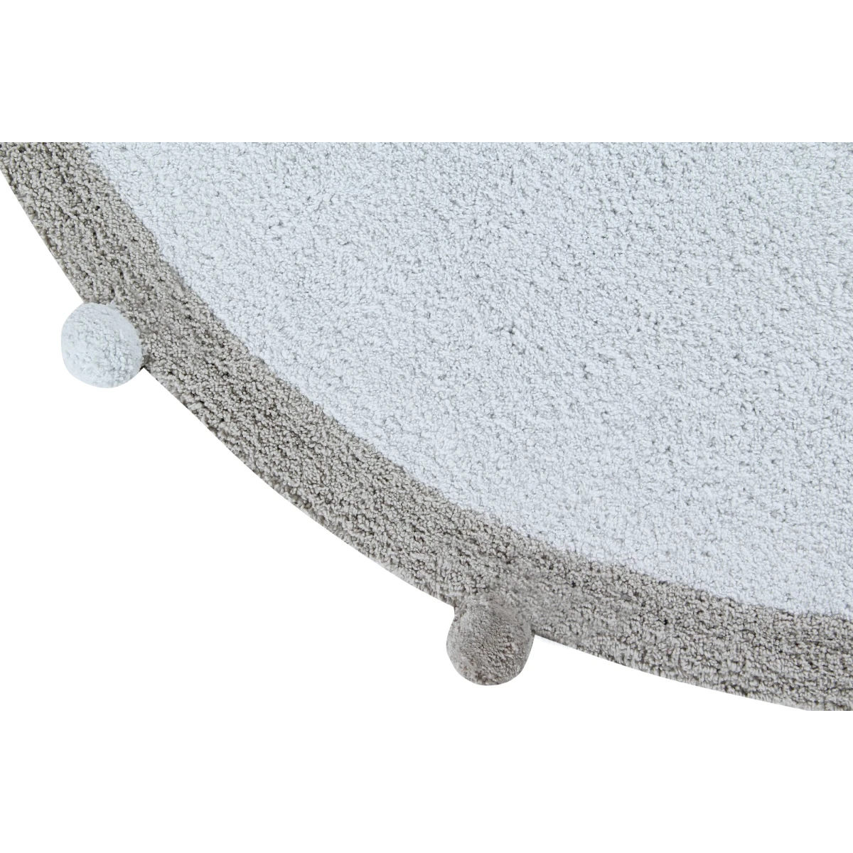 Lorena Canals Dywan bawełniany BUBBLY Soft Blue Ø 120 cm | Pan Piksel