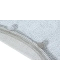 Lorena Canals Dywan bawełniany BUBBLY Soft Blue Ø 120 cm | Pan Piksel
