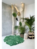 Lorena Canals Dywan bawełniany Monstera Leaf 120 x 160 cm | Pan Piksel