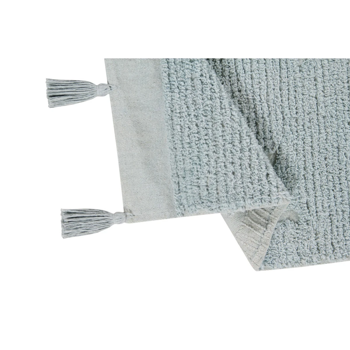 Lorena Canals Dywan bawełniany Hippy Stars Aqua Blue 120 x 175 cm | Pan Piksel