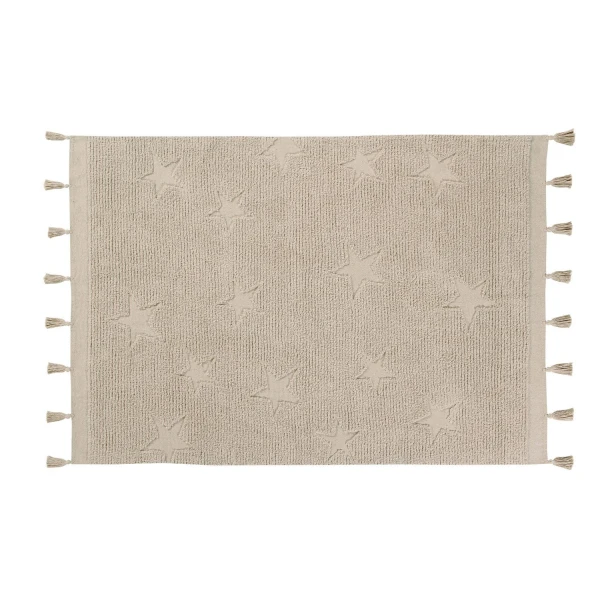 Dywan Hippy Stars Natural Lorena Canals | Pan Piksel