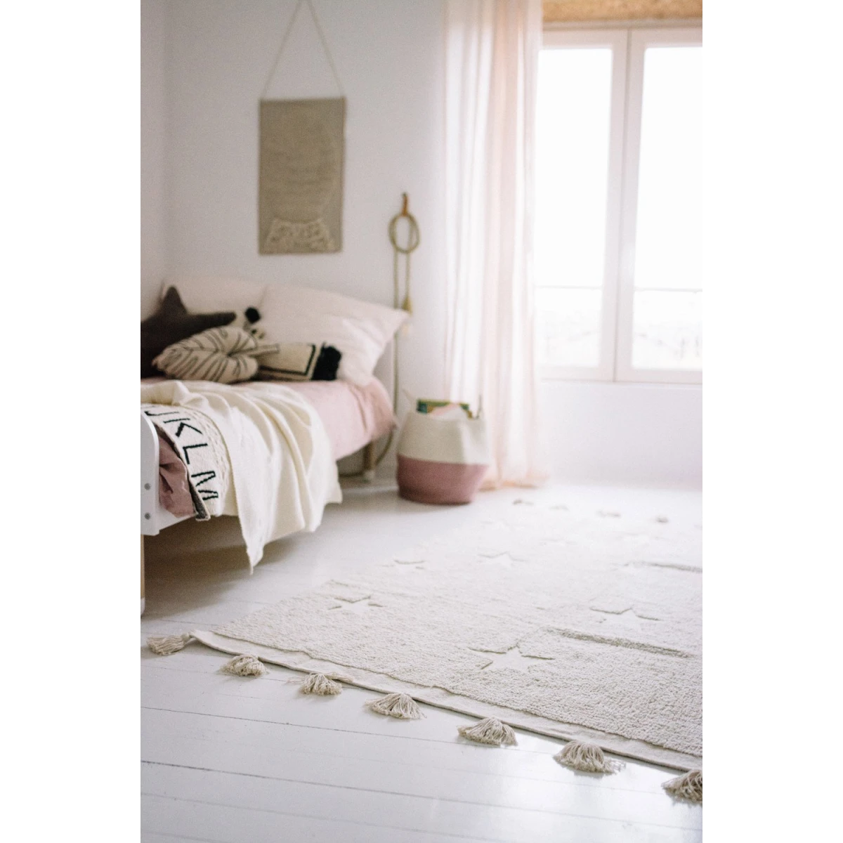 Dywan Hippy Stars Natural Lorena Canals | Pan Piksel
