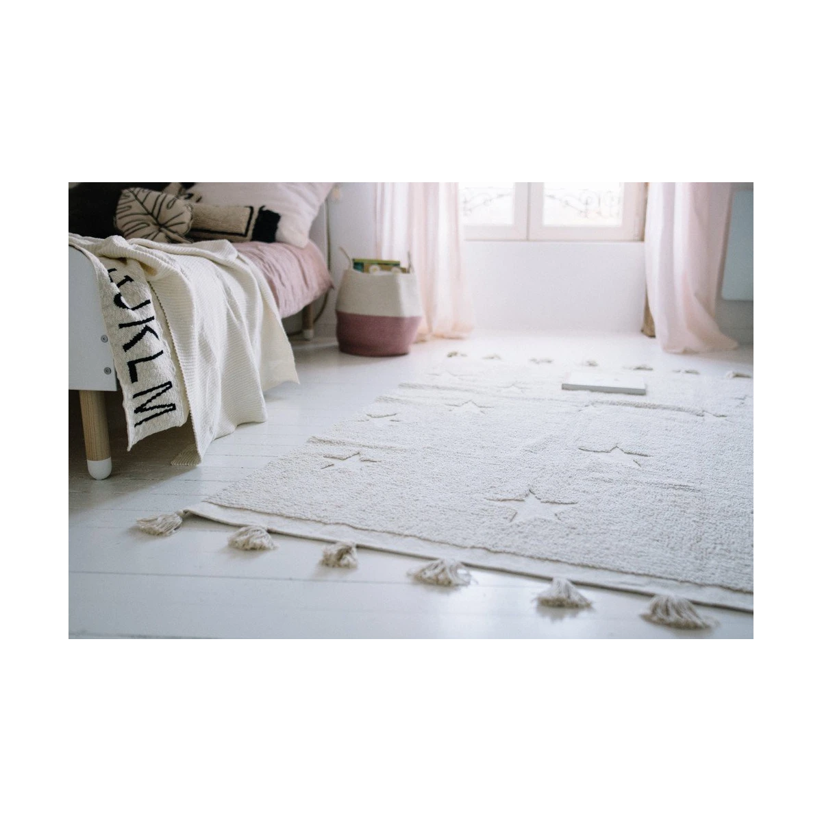 Dywan Hippy Stars Natural Lorena Canals | Pan Piksel